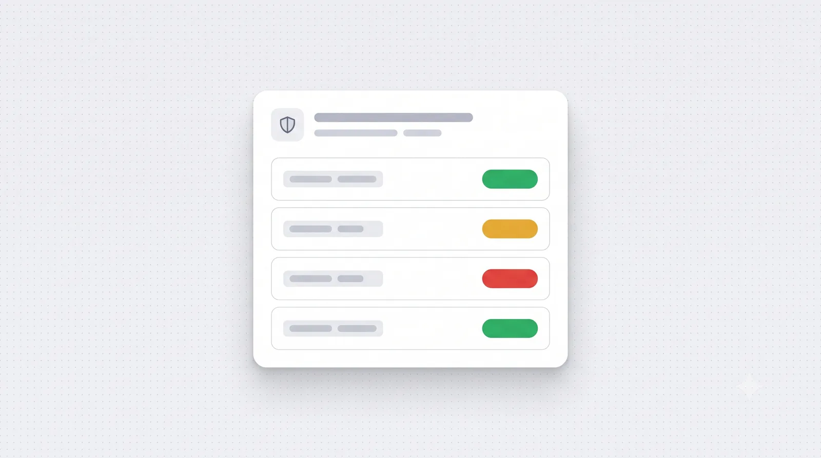 Security checklist